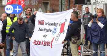 Protest bei ZF Wabco in Hannover-Linden gegen Stellenabbau