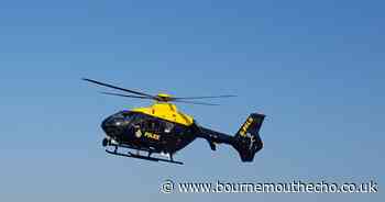 Dramatic police chase through Poole ends in crash