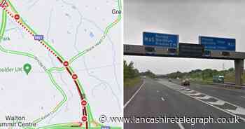Long delays on section of M61 following crash