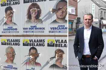 Ogen van alle Vlaams Belang-kandidaten uitgestoken: lijsttrekker dient klacht in na vandalisme aan verkiezingsaffiches