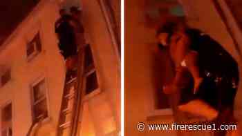 Pa. firefighter rescues 5 in early morning blaze