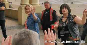 Watch: Ruth Jones discusses Gavin and Stacey spoilers with fans while filming