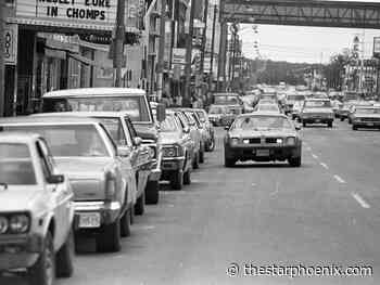 High parking demand in downtown Saskatoon in 1979