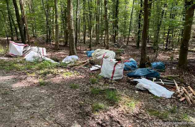 POL-LB: Marbach am Neckar / Aspach: Illegale Müllentsorgung - Polizei sucht Zeugen