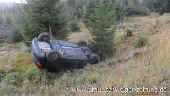 Unfall im Harz: Auto kommt bei Torfhaus von der B4 ab