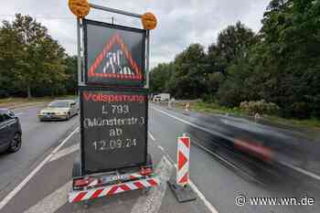 Wolbecker Straße gesperrt – Staus auf Albersloher Weg