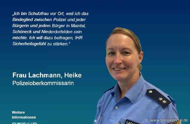 POL-OF: Polizeioberkommissarin Heike Lachmann ist neue Schutzfrau vor Ort in Maintal, Schöneck und Niederdorfelden