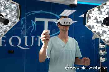 Paardenkliniek Equitom in Lummen gaat VR gebruiken om paarden te opereren