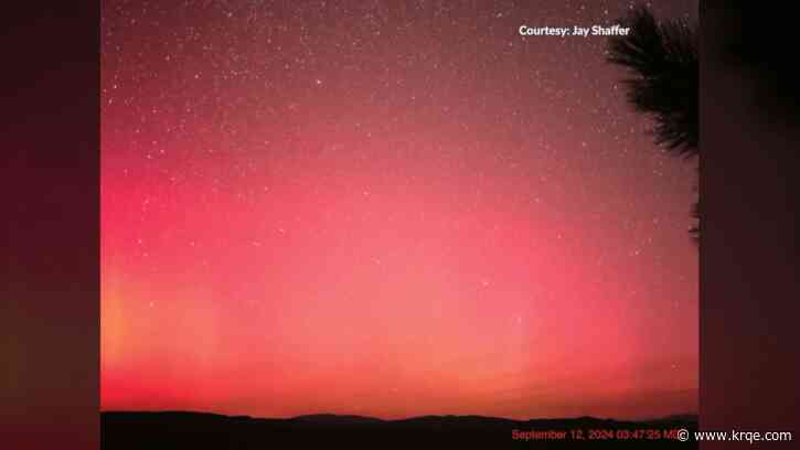 Photographer captures northern lights in Taos County