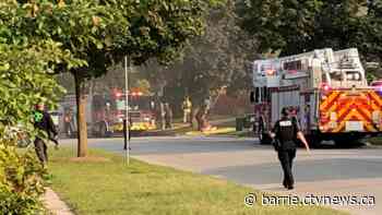 House fire in Barrie displaces residents, cause under investigation