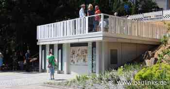 Einweihung der neuen Porzellanterrasse als Aussichtsplattform in Meißen