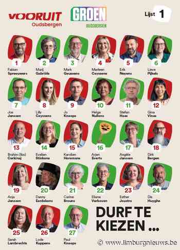oudsbergen: Vooruit en Groen Oudsbergen samen naar de kiezer