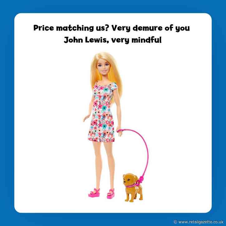 The Entertainer takes cheeky swipe at John Lewis over Never Knowingly Undersold prices