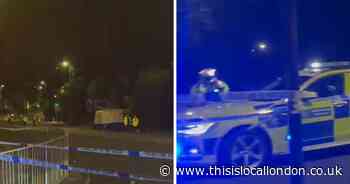 Elderly man dies after car crash into advertising hoardings