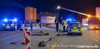 Elbtunnel nach Lkw-Unfall gesperrt