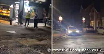 Man in hospital after stabbing near corner shop
