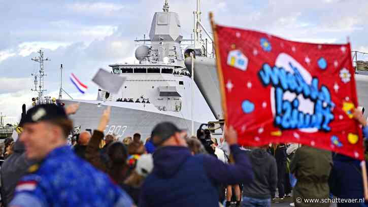 Marineschip Zr.Ms. Tromp terug na missie Rode Zee
