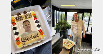 Lennert van den Bos 25 jaar werkzaam bij Lehmann & Troost