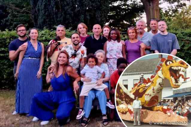 Legendarische dahliadraak uit 1987 herleeft als eerbetoon aan André Talemans: “Alsof vake meebouwt aan ons wagentje voor de stoet”