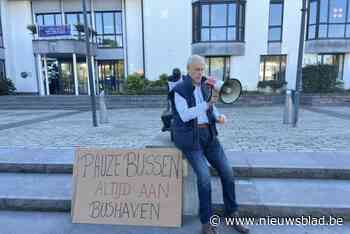 Omwonenden pakken uit met luide protestactie tegen wachthalte van De Lijn