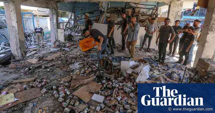Six UN aid workers among 18 killed in Israeli strike on Gaza school