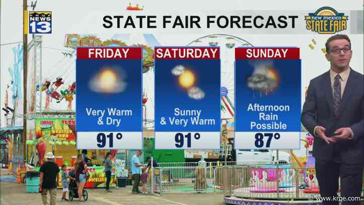 Hot to cooler ahead & dry for now