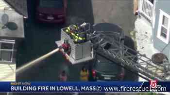 Flashover and bailout as Mass. 6-alarm fire injures 4 firefighters
