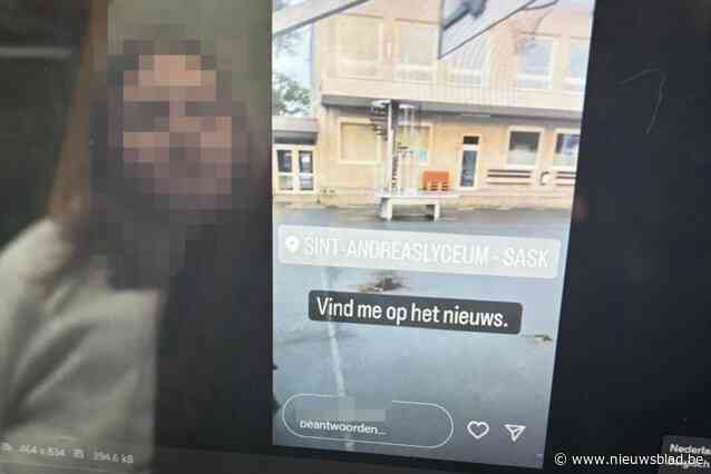 Jongeman opgepakt nadat hij verontrustende beelden van Brugse school op sociale media deelt: “Vind me op het nieuws”