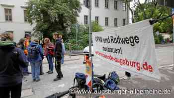 Pop-Up-Klimacamp in Hallstraße