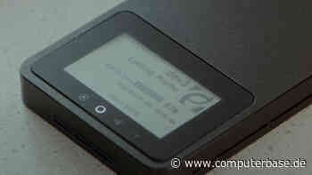 iodyne Pro Mini: Schnelle USB4-SSD mit e-Paper-Display, AirJet-Kühler und Passkeys