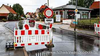 Sanierung Ortsruchfahrt: Wie lange ist in Altburg noch Baustelle?