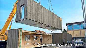 Fliegendes Klassenzimmer: Altensteig  setzt bei Ausweichquartier auf Holz