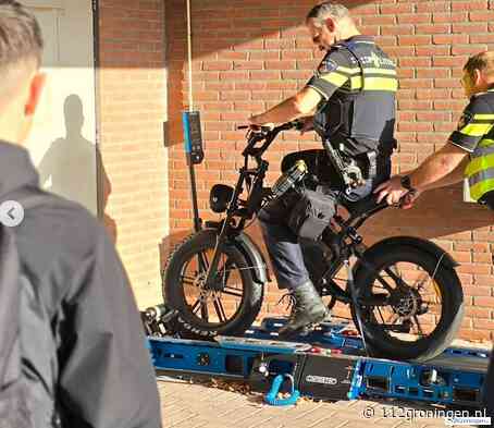 40 bekeuringen bij controle op o.a. 72 fatbikes in Veendam