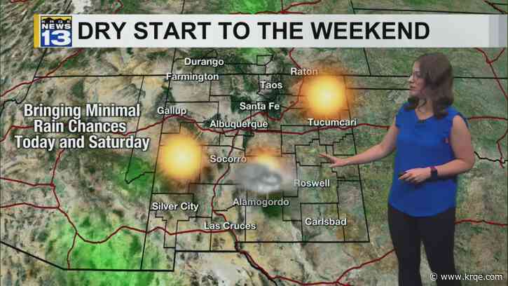 Dry start to the weekend but rain will return by Sunday