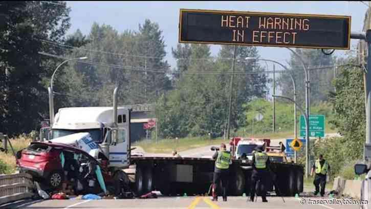 Driver fatigue thought to be reason behind deadly crash that killed three near Agassiz