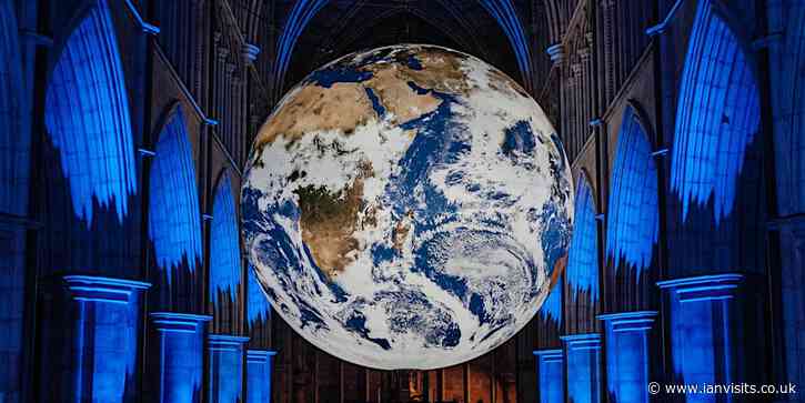 See Luke Jerram’s huge floating earth in Southwark Cathedral