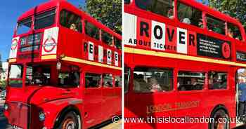 Nostalgia as vintage 1950s bus spotted going through south east London