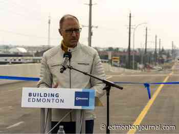 Video: Edmonton’s 50 Street overpass 'finally' opens to traffic