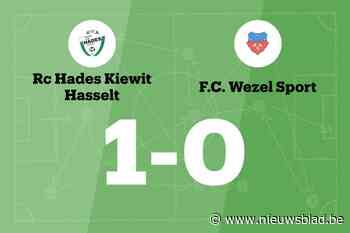 Bertjens is goud waard voor RC Hades tegen Wezel Sport