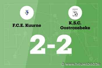 SC Oostrozebeke sleept gelijkspel uit de brand in de uitwedstrijd tegen FCE Kuurne