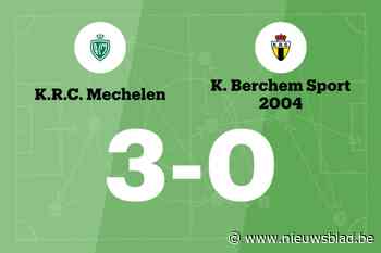 Overduidelijke winst voor RC Mechelen tegen Berchem Sport