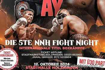 Boxnacht zurück im Weserbergland:  Duell des Abends mit Besir Ay und Milos Beranek