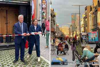 Kouterstraat feestelijk geopend tijdens foodtruckfestival