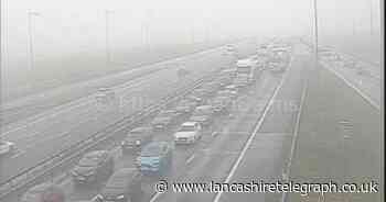 Live updates as car fire  shuts motorway lanes and leads to delays