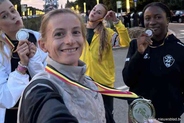 Eendracht Aalst pakt zilver op het BK aflossingen