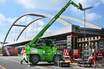 Behelfsbrücke konnte nicht platziert werden