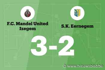 Laridon maakt twee goals voor Mandel United in wedstrijd tegen SK Eernegem