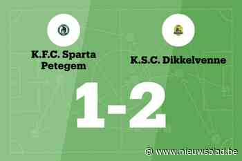 KSC Dikkelvenne wint het duel met Sparta Petegem en beslist in de eerste helft
