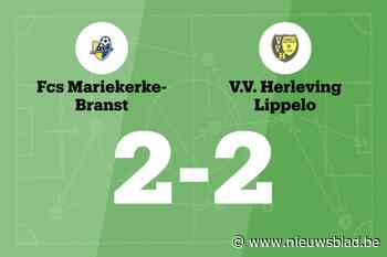 Mariekerke-Branst B sleept gelijkspel uit de brand in de thuiswedstrijd tegen Lippelo