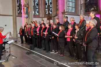 Friedenssingen im Paderborner Dom zum Finale